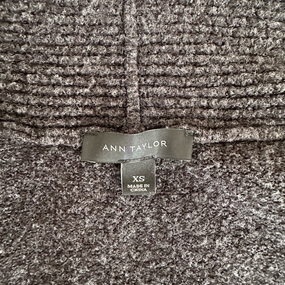 Ann Taylor Charcoal Cardigan, XS - Picture 4 of 5